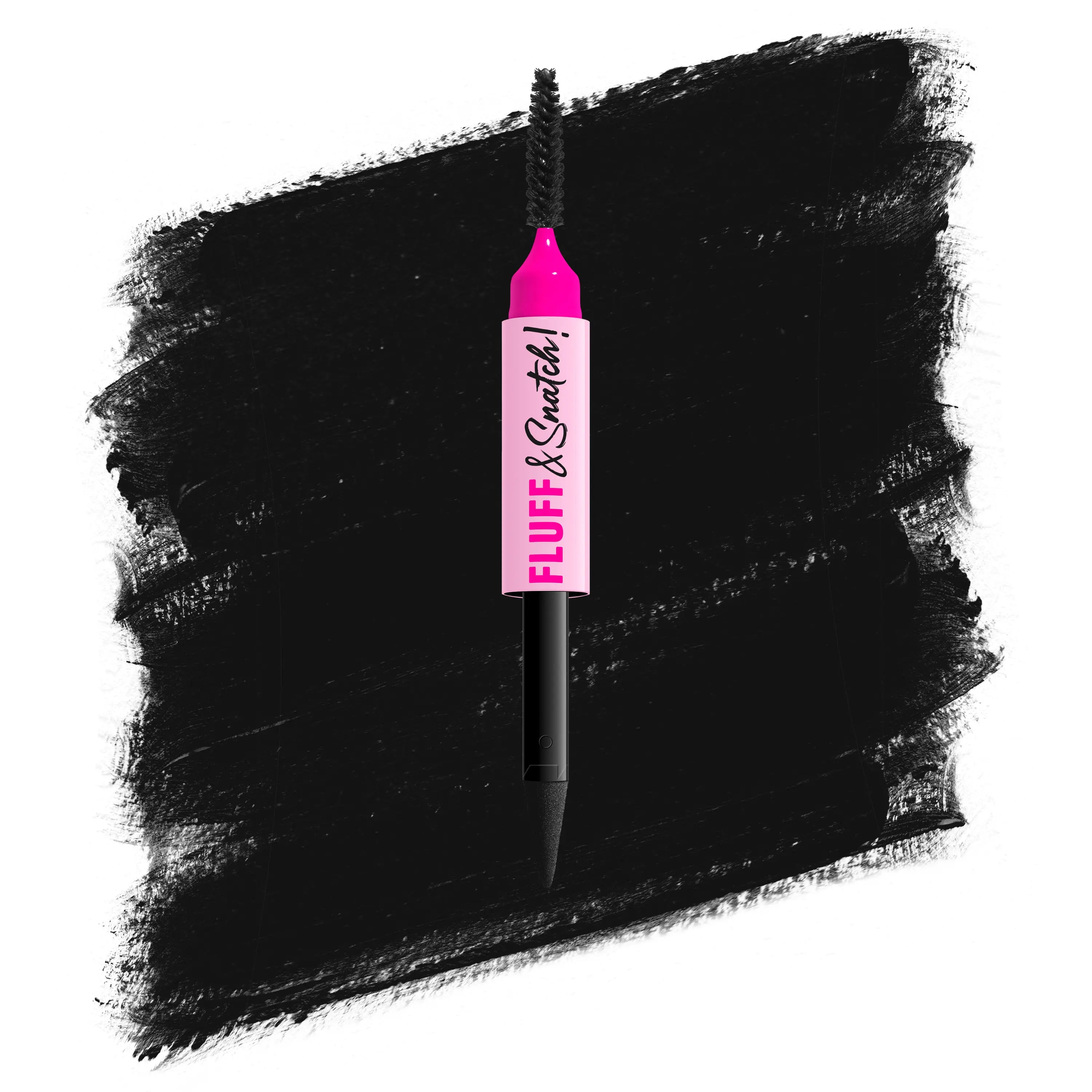 [NEW & EXCLUSIVE] Fluff & Snatch Brow Powder Pen, 24H Wear, Cream To Powder Eyebrow, Transfer-Resistant Formula, NYX Professional Makeup - Shade: 08 Black