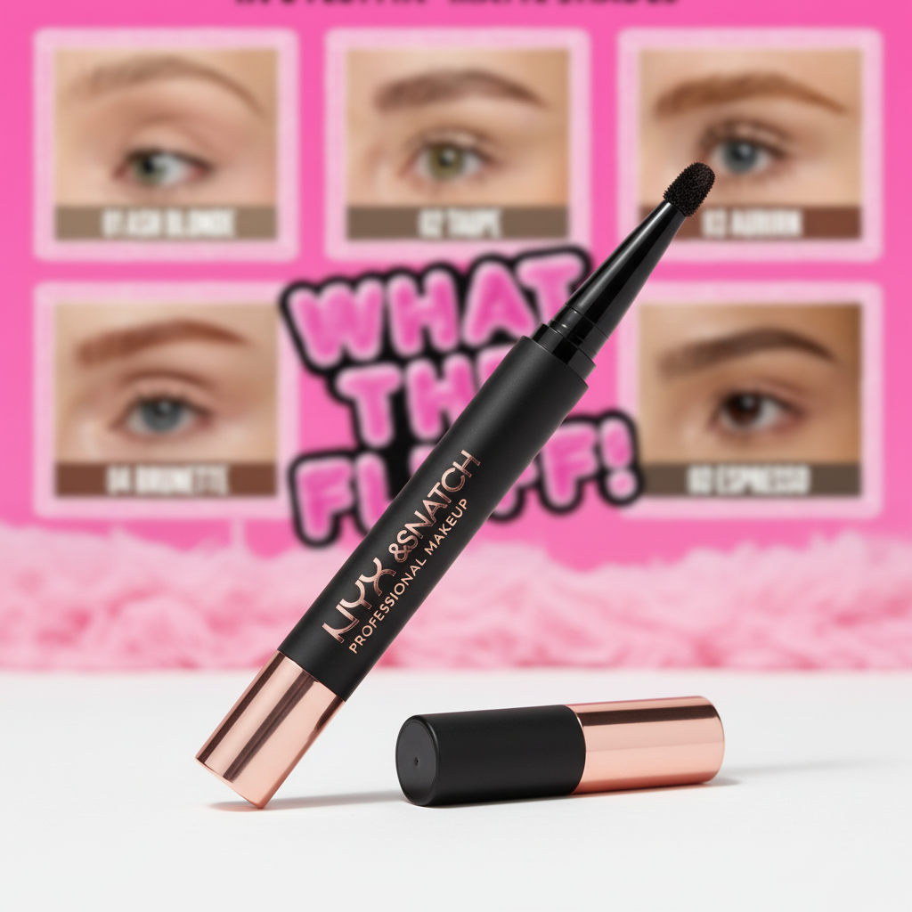 [NEW & EXCLUSIVE] Fluff & Snatch Brow Powder Pen, 24H Wear, Cream To Powder Eyebrow, Transfer-Resistant Formula, NYX Professional Makeup